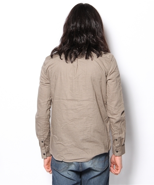 HAMNETT(ハムネット)の「【HAMNETT】 ダイヤピンタック(シャツ/ブラウス・メンズ・グレイッシュベージュ/ベージュ・MEDIUM/LARGE)」の5枚目の写真