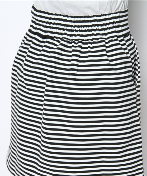 mystic(ミスティック)の「【mystic】 ボーダータイトSK(スカート・レディース・ベージュ/ネイビー/ピンク/ブラック/オレンジ系その他・フリ-)」の10枚目の写真