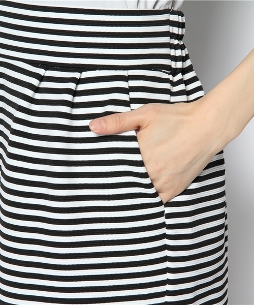 mystic(ミスティック)の「【mystic】 ボーダータイトSK(スカート・レディース・ベージュ/ネイビー/ピンク/ブラック/オレンジ系その他・フリ-)」の8枚目の写真