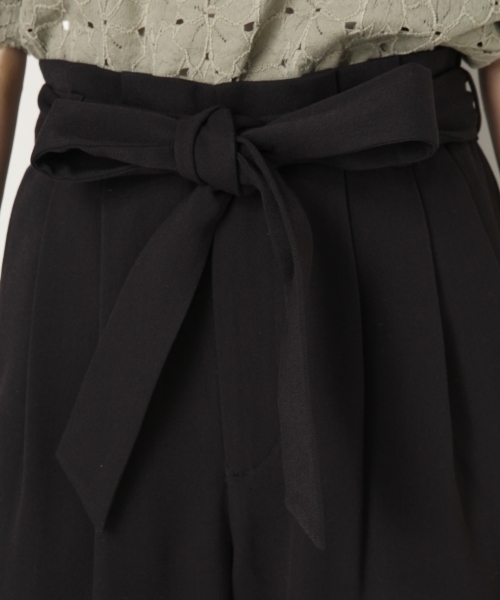 LOWRYS FARM（ローリーズファーム）の「リボンテーパードパンツ 806866（その他パンツ・レディース・ブラック/ベージュ/ネイビー/ブラウン/ブラック系その他・MEDIUM/LARGE）」の18枚目の写真
