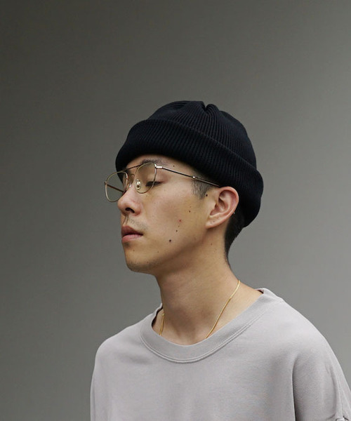 crepuscule（クレプスキュール）の「crepuscule knit cap 2（ニットキャップ/ビーニー・メンズ・ブラック/ダークグリーン/ベージュ/ブラウン/グレー/バーガンディー/ブルー/ナチュラル・FREE）」の19枚目の写真