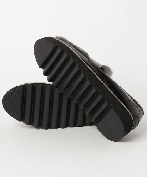 cepo（セポ）の「ファー切替ローファー（ローファー・レディース・ブラック/ブラウン・M/L）」の4枚目の写真