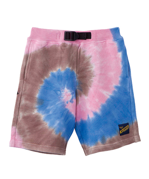 XLARGE KIDS(エクストララージキッズ)の「OG SPIRAL TIE-DYE HALF PANT(その他パンツ・キッズ・グリーン/ピンク・2T/4T/5T/6T/7T)」の6枚目の写真