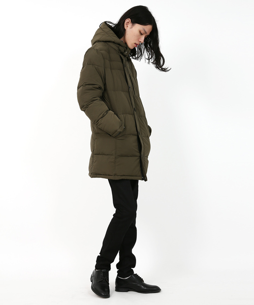 Rocky Monroe(ロッキーモンロー)の「ナイロンロングダウン(ダウンジャケット/コート・メンズ・ブラック/ネイビー/モカ・M/L)」の8枚目の写真