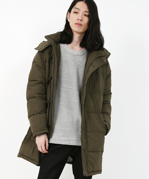 Rocky Monroe(ロッキーモンロー)の「ナイロンロングダウン(ダウンジャケット/コート・メンズ・ブラック/ネイビー/モカ・M/L)」の9枚目の写真