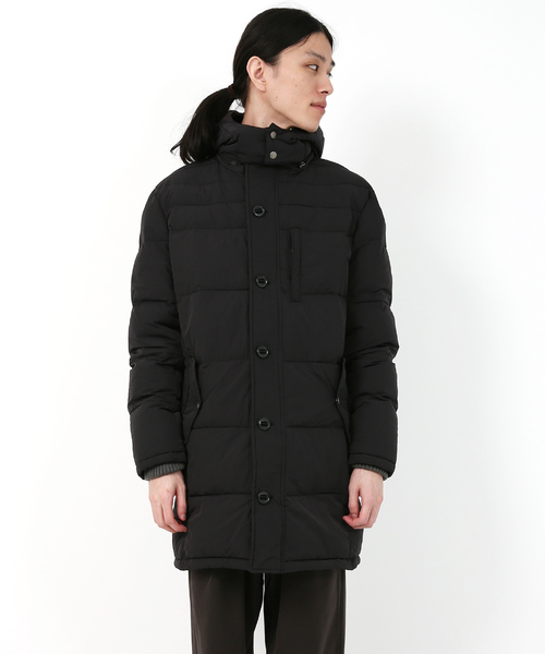 Rocky Monroe(ロッキーモンロー)の「ナイロンロングダウン(ダウンジャケット/コート・メンズ・ブラック/ネイビー/モカ・M/L)」の13枚目の写真