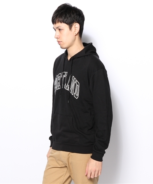 WEGO（ウィゴー）の「WEGO/CITYロゴプリントプルパーカー（パーカー・メンズ・ブラック/ワイン/杢グレー/ダークグリーン・LARGE/MEDIUM）」の6枚目の写真