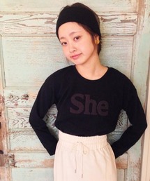 Kastane | 【Kastane】サガラ刺繍PO(Tシャツ/カットソー)