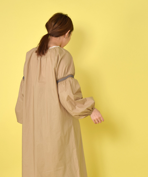 w closet（ダブルクローゼット）の「シャーリング刺繍リボン付き長袖