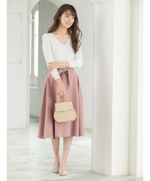 fifth（フィフス）の「Vネック太リブニット（ニット/セーター・レディース・ホワイト/ブラック/グレー・MEDIUM）」の13枚目の写真