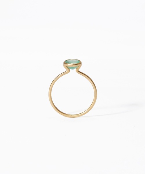 指輪 「eden」 K10 オーバル エメラルド リング eden] K10 ペアシェイプ エメラルド リング｜ARTIDA OUD（アルティーダ