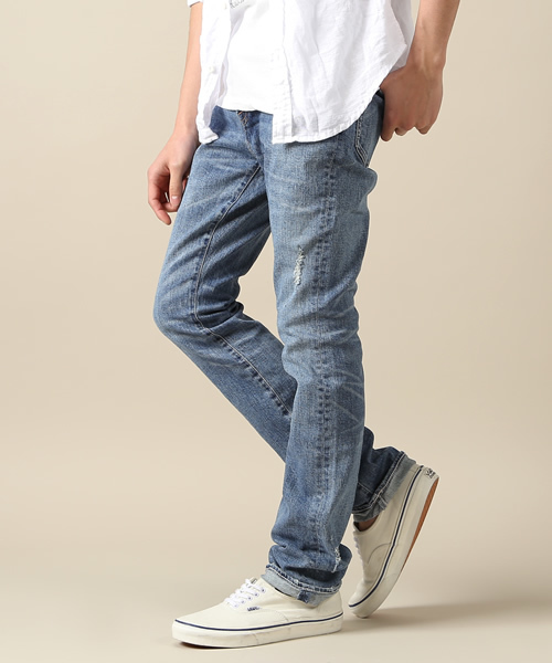 goa（ゴア）の「10ozストレッチデニムブロークンスキニー（デニムパンツ・メンズ・ブルー/ブルー系その他・0/1/2）」の10枚目の写真