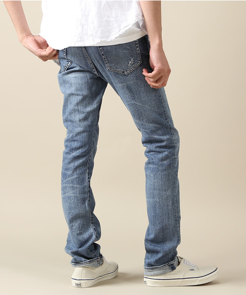 goa（ゴア）の「10ozストレッチデニムブロークンスキニー（デニムパンツ・メンズ・ブルー/ブルー系その他・0/1/2）」の11枚目の写真