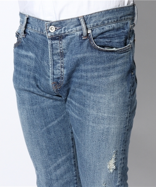 goa（ゴア）の「10ozストレッチデニムブロークンスキニー（デニムパンツ・メンズ・ブルー/ブルー系その他・0/1/2）」の12枚目の写真