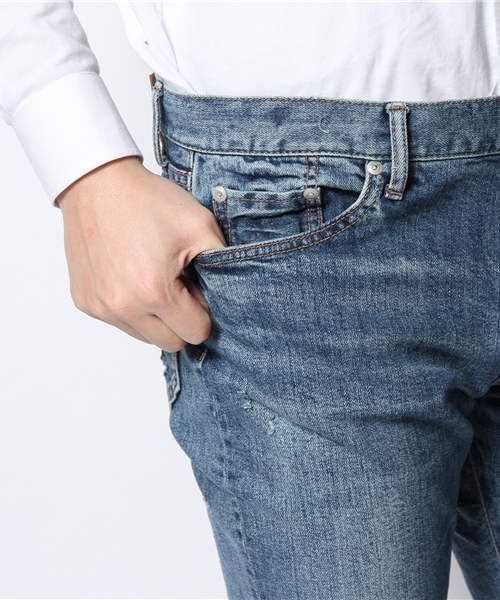 goa（ゴア）の「10ozストレッチデニムブロークンスキニー（デニムパンツ・メンズ・ブルー/ブルー系その他・0/1/2）」の14枚目の写真