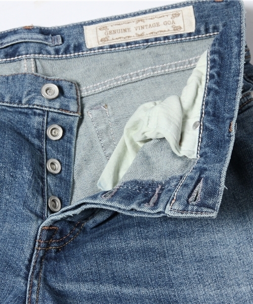 goa（ゴア）の「10ozストレッチデニムブロークンスキニー（デニムパンツ・メンズ・ブルー/ブルー系その他・0/1/2）」の7枚目の写真