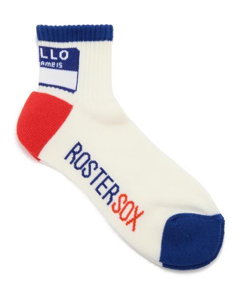 BEAMS BOY（ビームスボーイ）の「ROSTER SOCKS /  HELLO MY NAME IS ソックス（ソックス/靴下・レディース・ホワイト/グレー・ONE SIZE）」の6枚目の写真