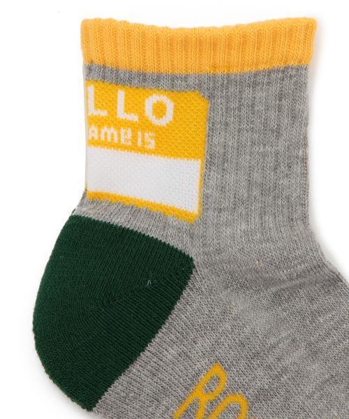 BEAMS BOY（ビームスボーイ）の「ROSTER SOCKS /  HELLO MY NAME IS ソックス（ソックス/靴下・レディース・ホワイト/グレー・ONE SIZE）」の17枚目の写真