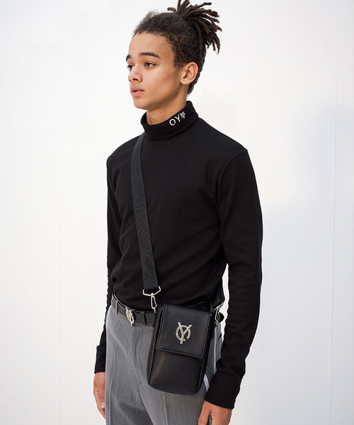 OY（オーワイ）の「フェイクレザーポーチBAG（ボディバッグ/ウエストポーチ・メンズ・ブラック・FREE）」の10枚目の写真