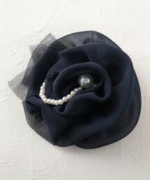 SHOO・LA・RUE | チュールローズコサージュ(ブローチ/コサージュ)