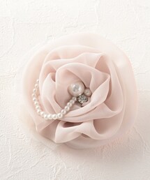 SHOO・LA・RUE | チュールローズコサージュ(ブローチ/コサージュ)