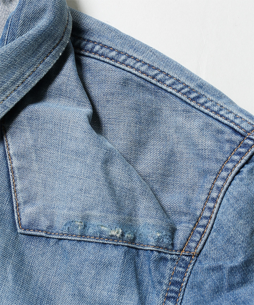 NANO universe(ナノユニバース)の「Lee(リー)/ 別注DENIM WESTERN SH STUDS(シャツ/ブラウス・メンズ・サックスブルー/ブルー・LARGE/MEDIUM/SMALL)」の14枚目の写真