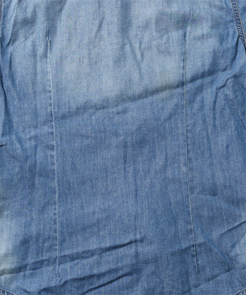 NANO universe(ナノユニバース)の「Lee(リー)/ 別注DENIM WESTERN SH STUDS(シャツ/ブラウス・メンズ・サックスブルー/ブルー・LARGE/MEDIUM/SMALL)」の3枚目の写真