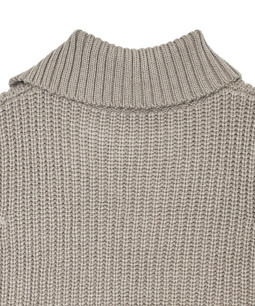 Ameri（アメリ）の「FRINGE VEST LAYERED KNIT（ニット/セーター・レディース・ピンク/グレイッシュベージュ・FREE）」の10枚目の写真