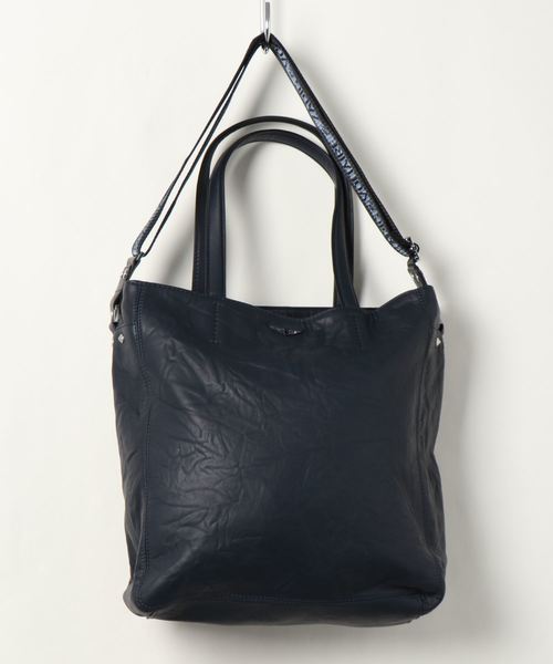 ZADIG & VOLTAIRE 黒 レザートートバッグ ラムレザー バッグ