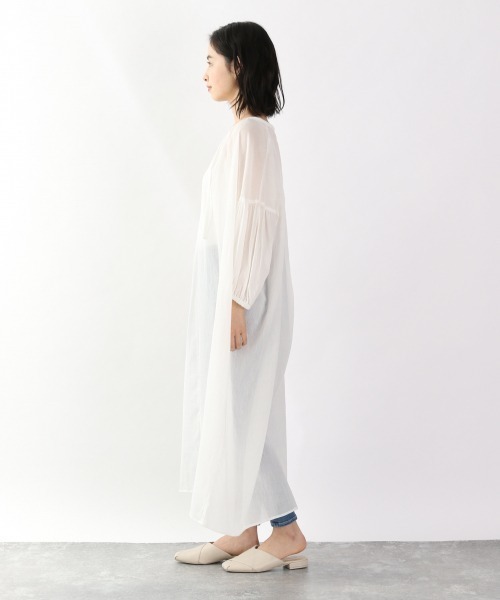 LOWRYS FARM（ローリーズファーム）の「ヨウリュウカフタンワンピース　877343（ワンピース・レディース・ブラック/ブラウン/オフホワイト/ピンク/イエロー・FREE）」の11枚目の写真