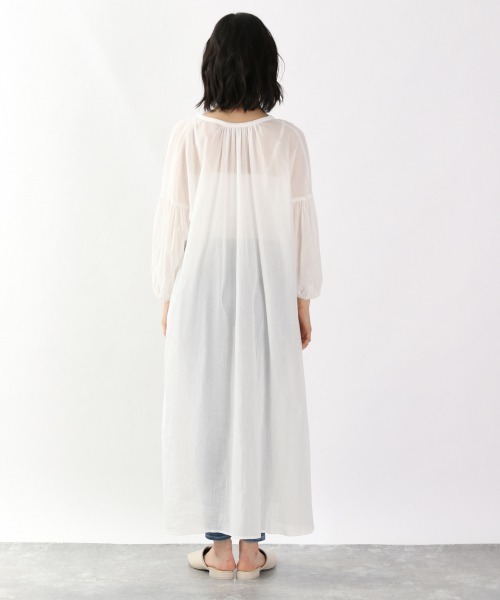 LOWRYS FARM（ローリーズファーム）の「ヨウリュウカフタンワンピース　877343（ワンピース・レディース・ブラック/ブラウン/オフホワイト/ピンク/イエロー・FREE）」の12枚目の写真