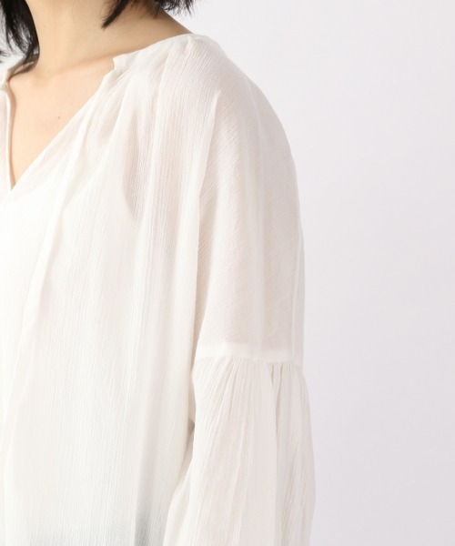 LOWRYS FARM（ローリーズファーム）の「ヨウリュウカフタンワンピース　877343（ワンピース・レディース・ブラック/ブラウン/オフホワイト/ピンク/イエロー・FREE）」の14枚目の写真