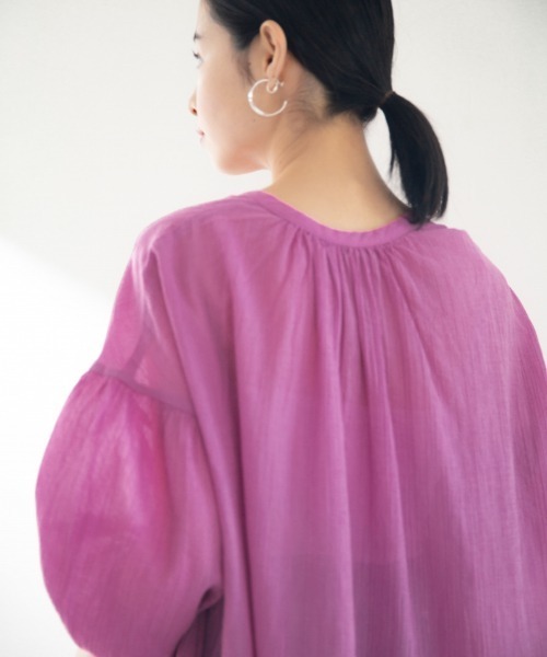 LOWRYS FARM（ローリーズファーム）の「ヨウリュウカフタンワンピース　877343（ワンピース・レディース・ブラック/ブラウン/オフホワイト/ピンク/イエロー・FREE）」の22枚目の写真