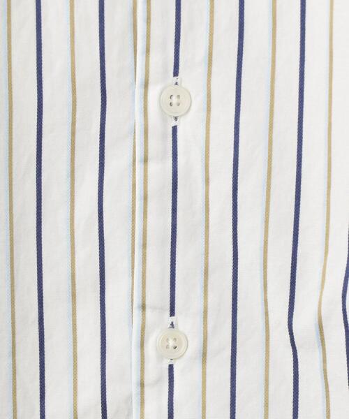 green label relaxing（グリーンレーベルリラクシング）の「CM ドビー ストライプ ジャストルーズ REG シャツ（シャツ/ブラウス・メンズ・ホワイト/ライトグレー/ライトブルー・SMALL/MEDIUM/LARGE/X-LARGE）」の12枚目の写真