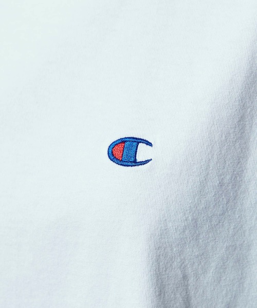 Champion(チャンピオン)の「【Champion】バックプリントゆるTシャツ(Tシャツ/カットソー・レディース・ライトピンク/ブラック/ホワイト・L/M)」の7枚目の写真