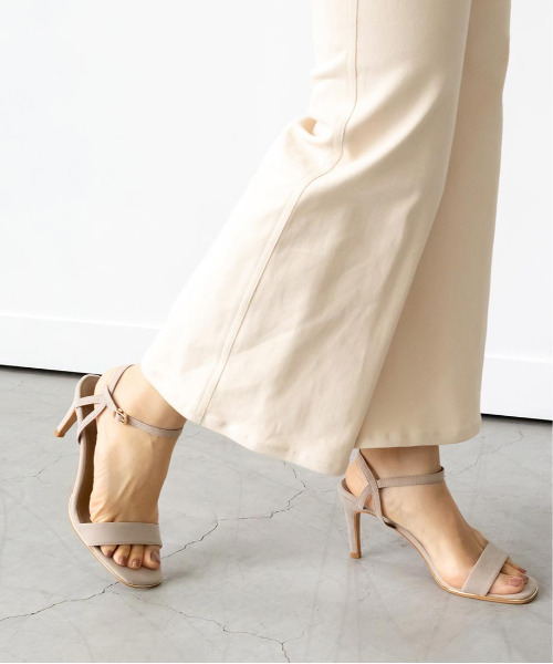 RANDA（ランダ）の「メタルパーツストラップサンダル（サンダル・レディース・ブラック/ベージュ/グリーン/ネイビー/アイボリー/パープル/イエロー/ライトグリーン・S/M/L/LL/SS）」の3枚目の写真