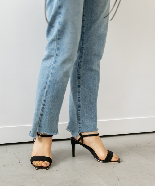 RANDA（ランダ）の「メタルパーツストラップサンダル（サンダル・レディース・ブラック/ベージュ/グリーン/ネイビー/アイボリー/パープル/イエロー/ライトグリーン・S/M/L/LL/SS）」の19枚目の写真