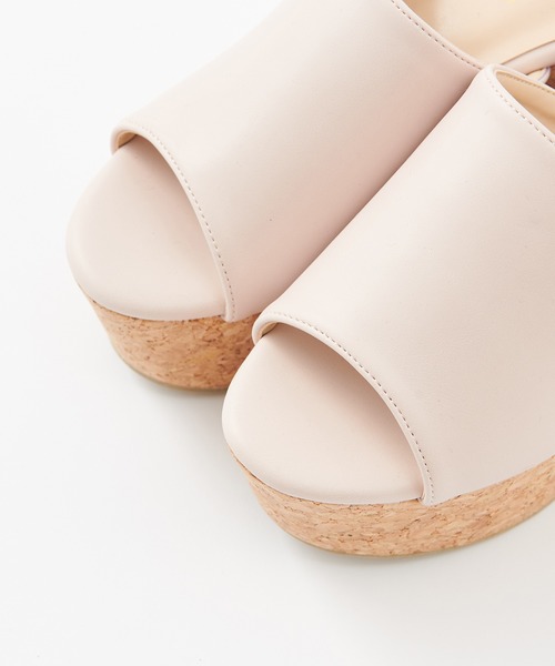 one after another NICE CLAUP（ワンアフターアナザーナイスクラップ）の「コルク厚底サンダル（サンダル・レディース・ゴールド/クリア/ライトピンク・SMALL/MEDIUM/LARGE）」の12枚目の写真