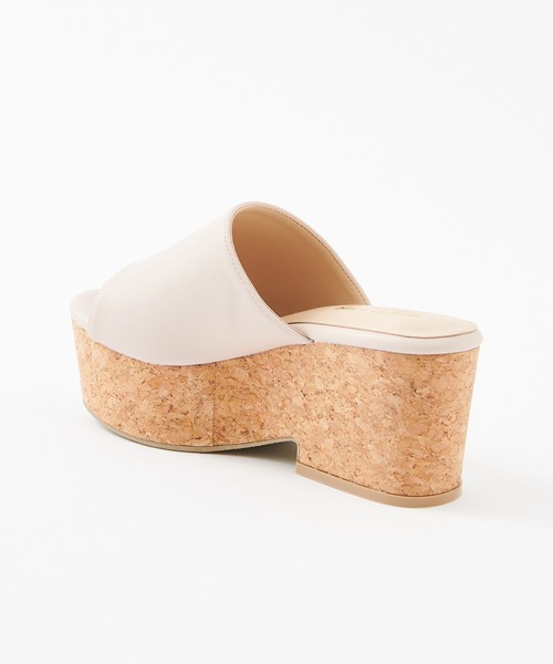 one after another NICE CLAUP（ワンアフターアナザーナイスクラップ）の「コルク厚底サンダル（サンダル・レディース・ゴールド/クリア/ライトピンク・SMALL/MEDIUM/LARGE）」の6枚目の写真