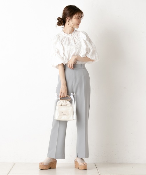 one after another NICE CLAUP（ワンアフターアナザーナイスクラップ）の「コルク厚底サンダル（サンダル・レディース・ゴールド/クリア/ライトピンク・SMALL/MEDIUM/LARGE）」の17枚目の写真