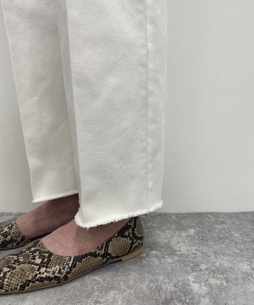 LOWRYS FARM（ローリーズファーム）の「カツラギハイウエストパンツ　885948（その他パンツ・レディース・ベージュ/グリーン/アイボリー・MEDIUM/LARGE）」の8枚目の写真