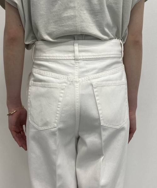 LOWRYS FARM（ローリーズファーム）の「カツラギハイウエストパンツ　885948（その他パンツ・レディース・ベージュ/グリーン/アイボリー・MEDIUM/LARGE）」の7枚目の写真