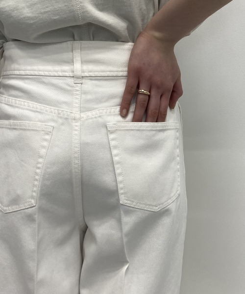 LOWRYS FARM（ローリーズファーム）の「カツラギハイウエストパンツ　885948（その他パンツ・レディース・ベージュ/グリーン/アイボリー・MEDIUM/LARGE）」の4枚目の写真