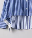 Sacai（サカイ）の「＜sacai（サカイ）＞ストライプ バックフレア