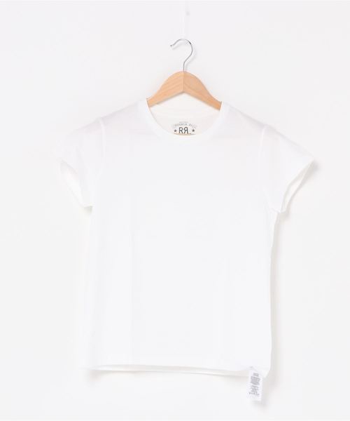 RRL(ダブル アール エル)の「コットン ジャージー クルーネック Tシャツ(Tシャツ/カットソー・レディース・ホワイト・2/3/4/1)」の6枚目の写真
