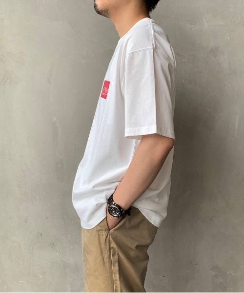 Manhattan Portage（マンハッタンポーテージ）の「[MANHATTAN PORTAGE/マンハッタンポーテージ] プリントショートスリーブビッグTシャツ（Tシャツ/カットソー・メンズ・ホワイト/ブラック/マスタード・M/L）」の16枚目の写真