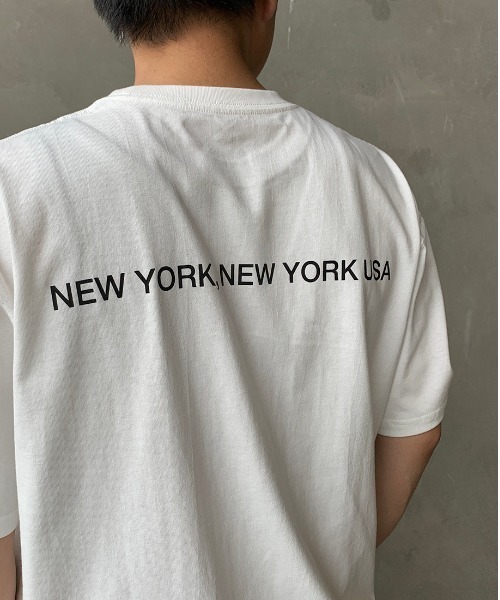 Manhattan Portage（マンハッタンポーテージ）の「[MANHATTAN PORTAGE/マンハッタンポーテージ] プリントショートスリーブビッグTシャツ（Tシャツ/カットソー・メンズ・ホワイト/ブラック/マスタード・M/L）」の10枚目の写真