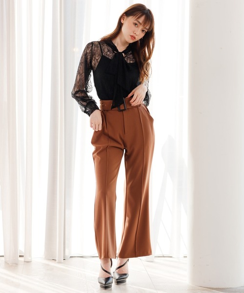 LIPSERVICE（リップサービス）の「キャミSETボウタイレースシアブラウス（シャツ/ブラウス・レディース・ホワイト/ブラック/ベージュ・FREE）」の17枚目の写真