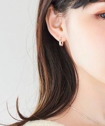 Phoebe | 【SV925】ソフトミニフープピアス(ピアス（両耳用）)