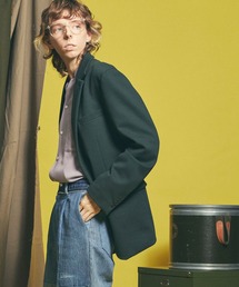 MAISON SPECIAL | 《ユニセックスアイテム》ダウンファブリックテーラードジャケット 【MAISON SPECIAL/メゾンスペシャル】■セットアップ対応■(テーラードジャケット)